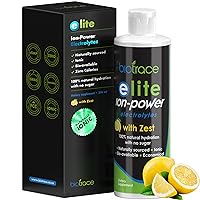 Elite Electrolytes Supplement Drops | Zest Tast | 0 Calories Sugar for Immune Support, Rapid Hydration, Workout, Muscle Recovery | 30%+ More Potassium, Magnesium Electrolyte Drop