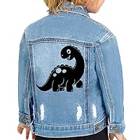 Baby Dinosaur Toddler Denim Jacket - Dino Lover Boy Clothing - Dinosaur Fan Boy Gift