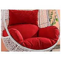 Hanging Egg Chair Cushion Only, Soft Thicken Comfy Swing Seat Cushion, Indoor Outdoor Balcony Garden Pad, Hanging Basket Chair Cushion for Garden Patio,I,120x90cm
