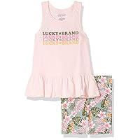 Lucky Brand Girls Short Set