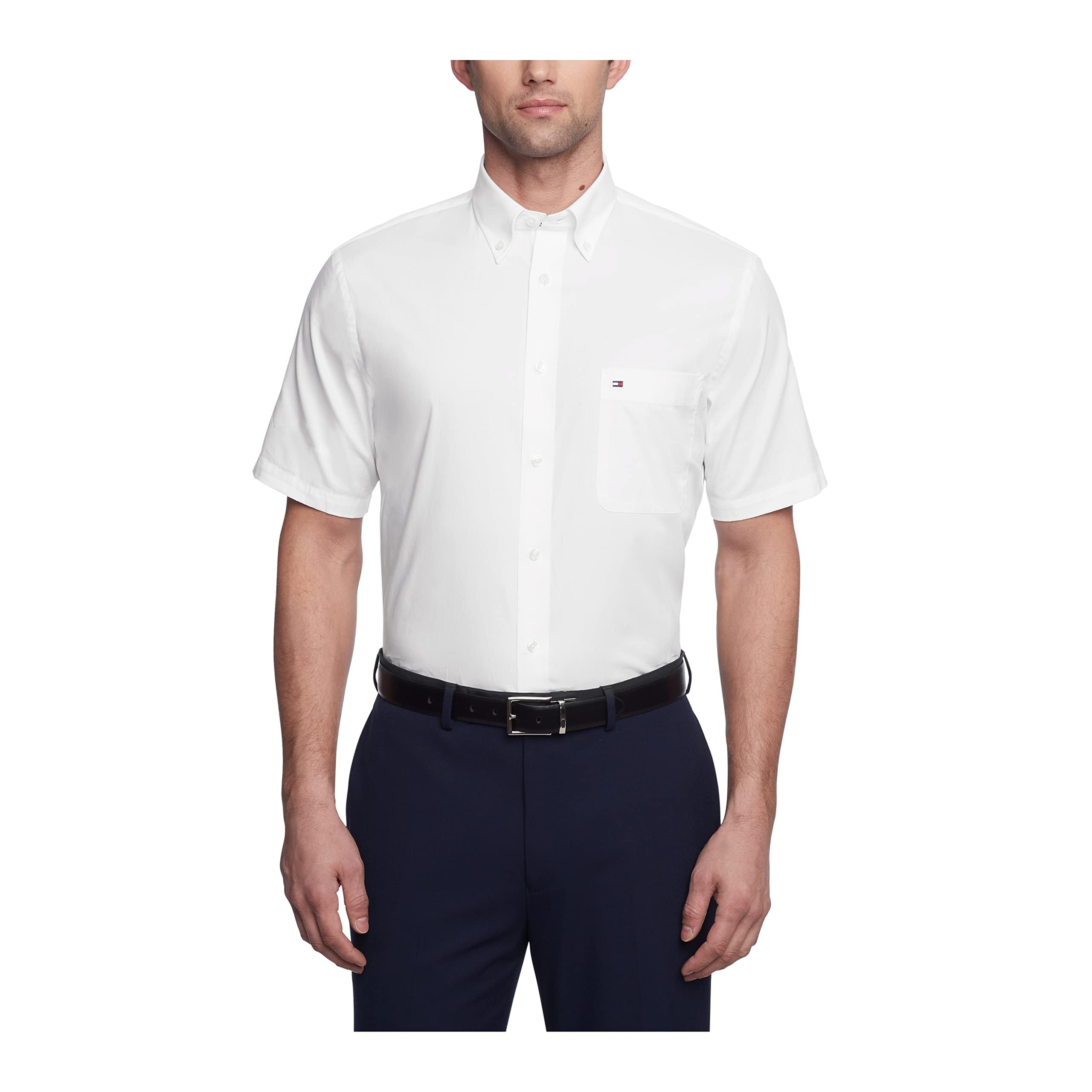 Tommy Hilfiger Men's Short Sleeve Button-Down Shirt