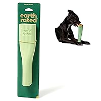 Earth Rated Treat Dog Toy, Enrichment Toy for Adult and Puppy Dogs, Dishwasher and Freezer-Safe, Natural Rubber, Large, Green