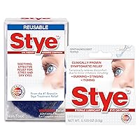 Stye Sterile Lubricant Eye Ointment and Warming Compress Bundle