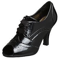 Madden Girl Women's Rileigh Patent Hi Heel Oxford