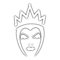 Evil Queen Decal, Sleeping Beauty, Villain, Princess, Waterproof Decal, Gift for Her, Gift for Him, Decal For Car, Wall, Laptop, Bottle, Skateboard, Computer, Phone
