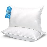 COZSINOOR Cooling Bed Pillows Queen Size: Hotel Quality Set of 2 - Down Alternative Microfiber Filled for Back, Stomach, Side Sleepers, Breathable & Skin-Friendly
