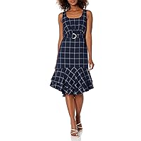 Rent The Runway Pre-Loved Blue Plaid Dress