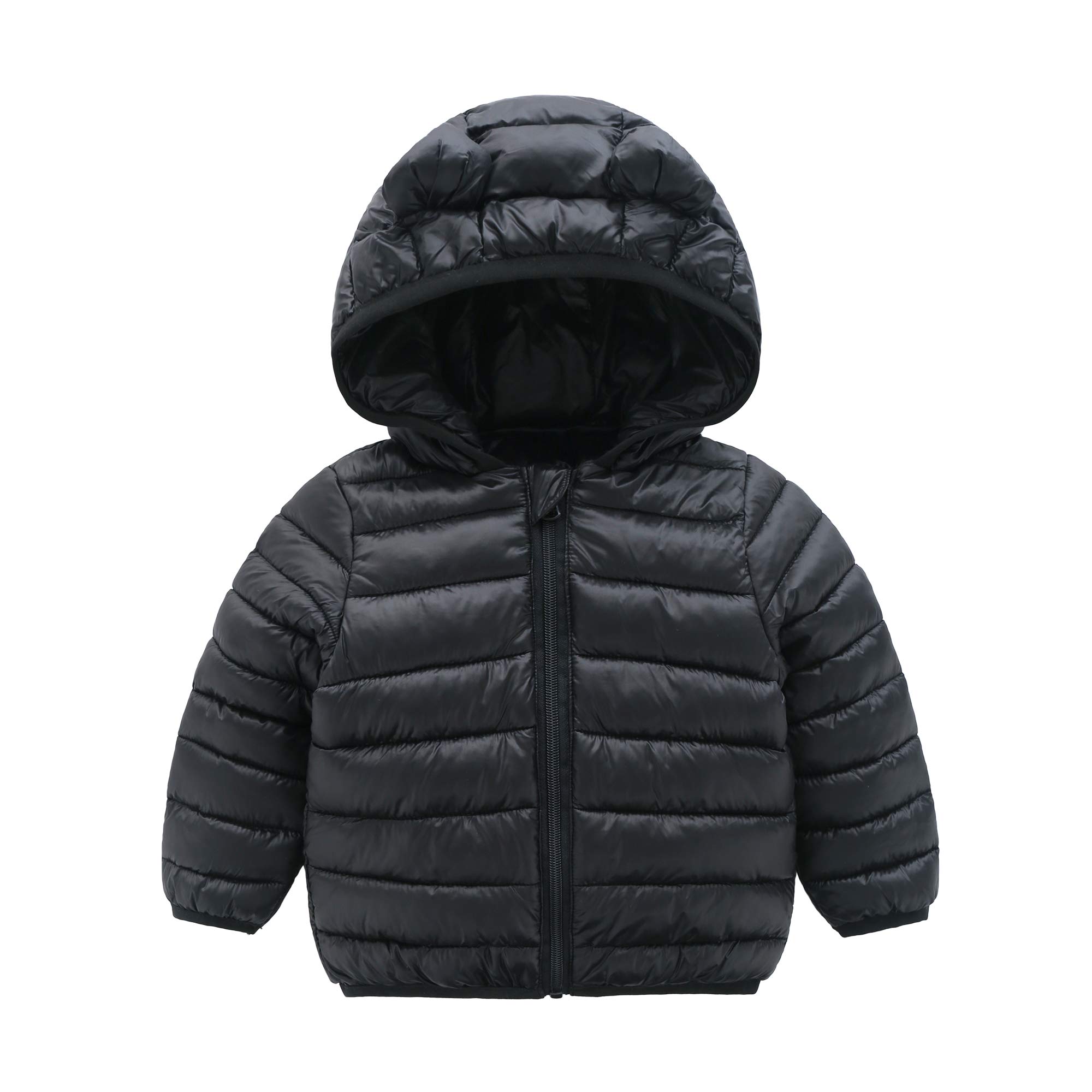 CECORC Winter Coats for Kids with Hoods (Padded) Light Puffer Jacket for Baby Boys Girls, Infants, Toddlers…