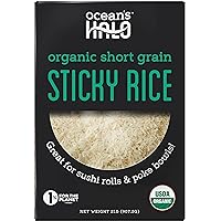 Ocean's Halo 2 Pack Short Grain Sticky Rice, Vegan, USDA Organic