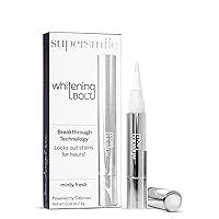 Supersmile Whitening Bolt - Teeth Whitening Pen - Stain Remover & Teeth Whitener w/ Sealant Protector - Minty Fresh