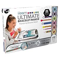 SpiceBox: i-Loom Bracelet Maker, The Ultimate Art and Craft Kit for Creating Beautiful Friendship Bracelets, 12 Different Patterns Included, for Ages 8 and up