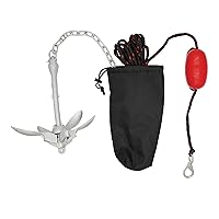 3006.6785 BoatTector Complete Deluxe Grapnel Anchor Kit for Small Boats, Kayaks, PWC, Jet Ski, Paddle Boards, etc. - 3.5 lbs.