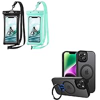 CACOE Phone Lanyard 2 Pack Magnetic Stand Case for iPhone 13& iPhone 14