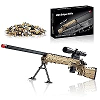  CampCo Sniper Rifle Gun Building Blocks Blaster Kit, like Lego  & NERF, 14+ yrs & Adults, 1491 pcs 3D, Simulation Weapon Toy, DIY,  Mechanical Model Kit : Toys & Games