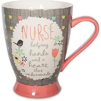 Pavilion Gift Company Nurse Ceramic Mug, 18 oz, Multicolored