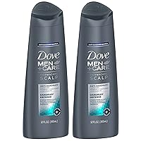 Dove Men+Care Dermacare Scalp 2-in-1 Shampoo + Conditioner, Dandruff Defense, 12 Ounce (Pack of 2)