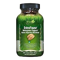EstroPause Menopause & Women's Health Support Supplement - Powerful Herbal & Mineral Blend with Calcium, Magnesium, Black Cohosh, Chaste Tree - Enhanced Absorption - 80 Liquid Softgels