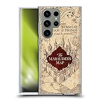Head Case Designs Officially Licensed Harry Potter The Marauder's Map Prisoner of Azkaban II Soft Gel Case Compatible with Samsung Galaxy S23 Ultra 5G