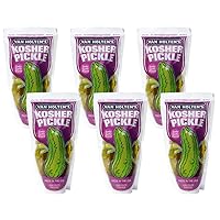 Van Holten's Pickles - Jumbo Kosher Garlic Pickle-In-A-Pouch - 6 Pack