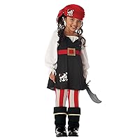 Toddler Girls Pirate Costume Large (4-6)