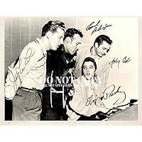 Million Dollar Quartet Photograph 8 X 10 - Magnificent 1956 Portrait - Legendary Sun Studio Session - Sam Phillips - Memphis, TN - American Music Icons - Rare Photo - Poster Art Print