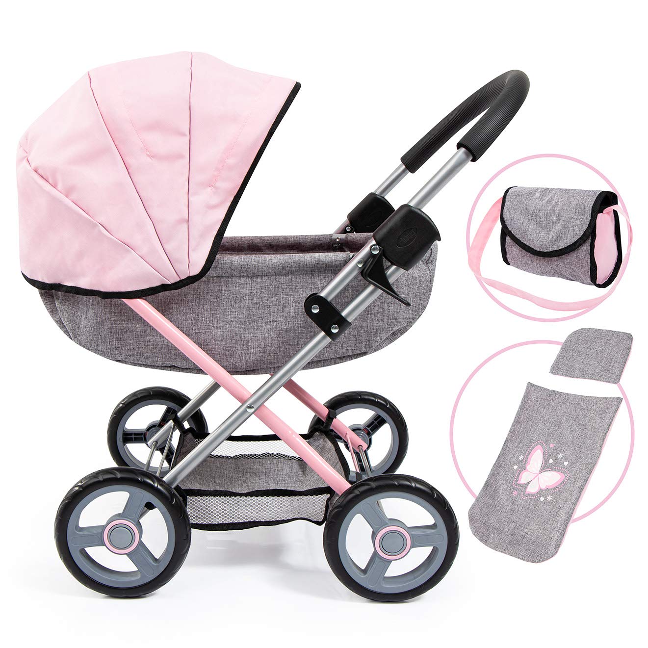 Bayer Dolls Pram Cosy Set 4 in 1 for Dolls up to 18