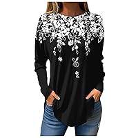 Plus Size Long Sleeve Shirts for Women Womens Shirts T Shirt Shirts for Women Shirts for Women V Neck T Shirts for Women Blouses & Button-Down Shirts Y2K Shirt Black Long Black S