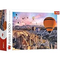 Trefl Balloons Over Cappadocia 3000 Piece Jigsaw Puzzle Red 46