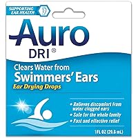 Special pack of 5 Del Pharmaceuticals Auro-Dri Ear Water-Drying Aid 1 fl oz (29.6 ml)