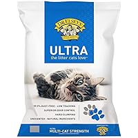 Premium Clumping Cat Litter - Ultra - 99.9% Dust-Free, Low Tracking, Hard Clumping, Superior Odor Control, Unscented & Natural Ingredients
