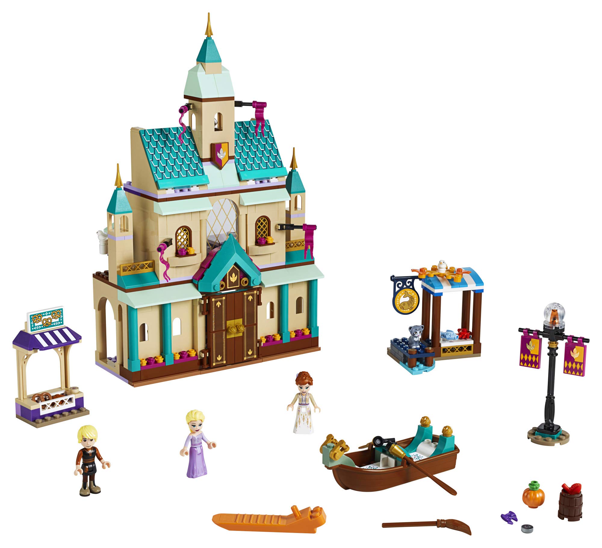 LEGO Disney Frozen II Arendelle Castle Village 41167 Toy Castle Building Set with Popular Frozen Characters for Imaginative Play (521 Pieces)