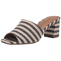 Aerosoles Women's Entree Heeled Sandal, Dark Blue Stripe, 10.5