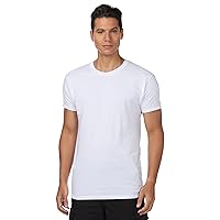 Hanes Big Men’s Tagless ComfortSoft Crew Undershirt Tall, Various Pack Size Options (3 Pack or 5 Pack)