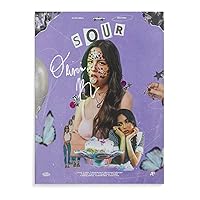 Canvas Prints Olivia Music Sour Rodrigo Album Cover Signed Poster Wall Art Paintings Canvas Wall Decor Home Decor Living Room Decor Aesthetic Prints 24x32inch(60x80cm) Unframe-style-1-1