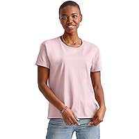 Hanes Womens Essentials Oversized Fit Cotton T-Shirt