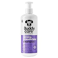 Calming & Deodorising Dog Shampoo by Buddycare | Lavender Scented | with Aloe Vera and Pro Vitamin B5 (16.90oz)