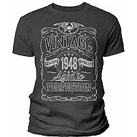 76th Birthday Shirt for Men - Vintage 1948 Aged to Perfection - 76th Birthday Gift