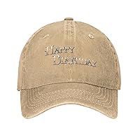 Happy Birthday!!! Its Hat Gifts for 18 20 30 40 60years Cowboy Baseball Cap Dad Hat Unisex Adjustable Upf50+ Golf Gym