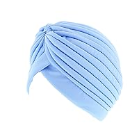 Topkids Accessories Satin Hair Turban Head Wrap Bonnet Hair Scarf Hairwrap Turbans Stretchy Elastic Chemo Hat