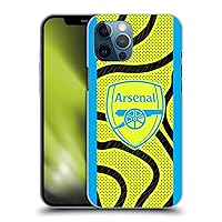 Head Case Designs Officially Licensed Arsenal FC Away 2023/24 Crest Kit Hard Back Case Compatible with Apple iPhone 12 Pro Max