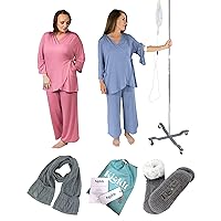 Mastectomy Care Package, Breast Surgery, Hysterectomy Recovery, Cancer Gifts for Women| Pajamas for Women, Socks & Scarf