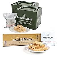46 Pack with 3 Tin Boxes Meal Ready To Eat Emergency Food Rations, Long Self Life Survival Food Bars, High Eneger Bars for Camping, Hiking, Military，Outdoor Disaster