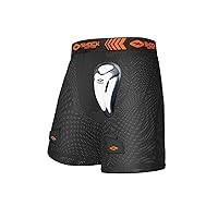 Shock Doctor Men’s Loose Hockey Shorts Supporter with BioFlex Cup Included, Adult, Youth, Boys Sizes