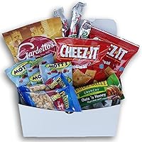 Good Luck! Message Care Package (12 Count) Snacks Gift For College Students, Military, Or Any Loved One!