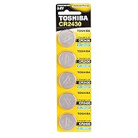 CR2430 3V Lithium Coin Cell Battery Pack of 5