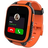 XPLORA XGO 3 - Watch Phone for Children (4G) - Calls, Messages, Kids School Mode, SOS Function, GPS Location, Camera and Pedometer – (Subscription Required) (Orange)