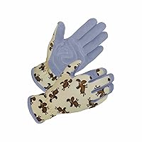 SKYDEER Age 3-5 Kids Deerskin Suede Leather Gardening Gloves, Soft, Durable, Breathable and Machine Wash (SD6622/M)