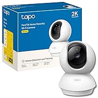 2K 3MP Pan Tilt Security Camera, Baby/Pet Dog AI Monitor, Smart Motion Detection & Tracking,2-Way Audio, Night Vision, Cloud & SD Card Storage, Works with Alexa & Google Home(Tapo C210)