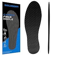 Carbon Fiber Insole 1 Piece, Rigid Carbon Fiber Shoe Insert for Arthritis,Turf Toe, Hallux Limitus, Rigidus, Foot Fractures, Mortons Neuroma Graphite Insole, Alternative to Post Op Shoe