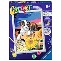 Ravensburger Sunset Paw-Fection Paint by Numbers Kit for Kids - 23569 - Painting Arts and Crafts for Ages 9 and Up